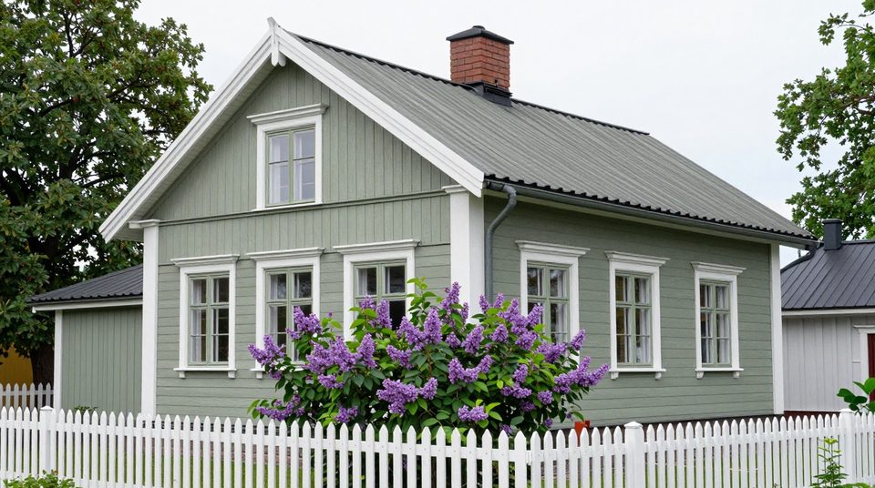 Fasadmålning-projekt i Nacka